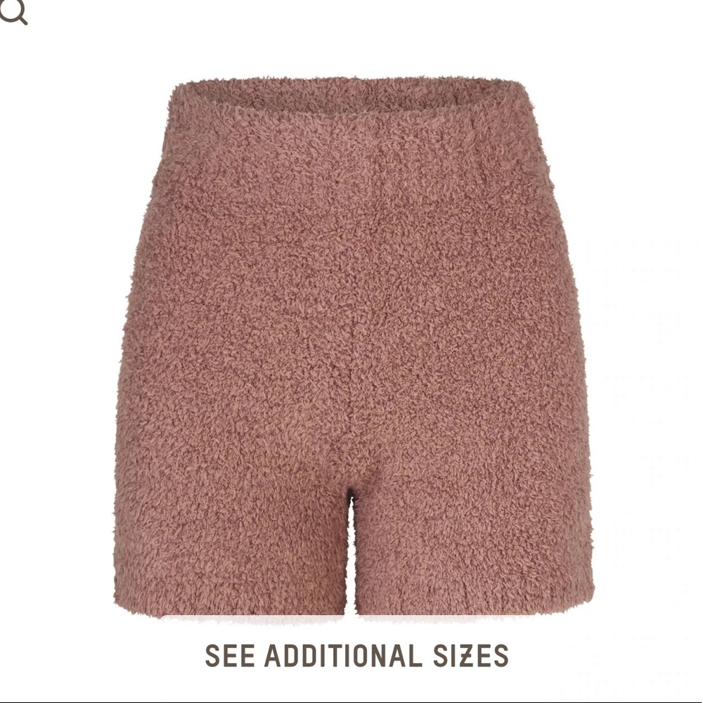 Skims cozy knit shorts